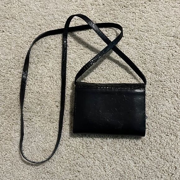 Leather Brighton Bag with Heavy Metal Accents - Picture 2 of 4